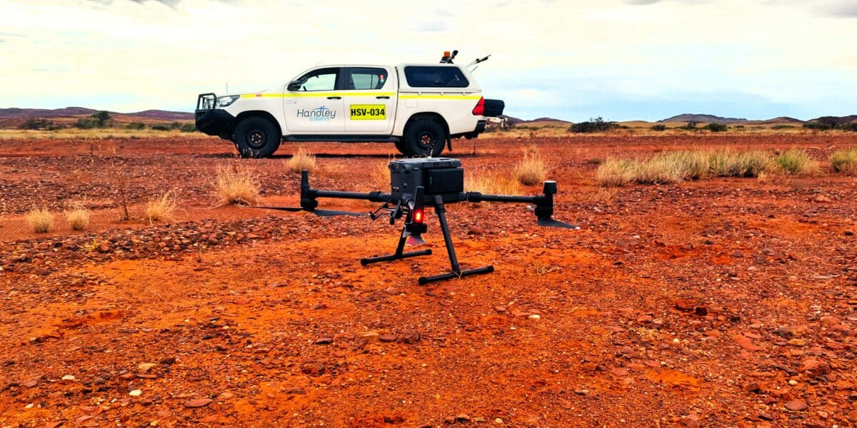 Image of UAV with HS vehicle in background