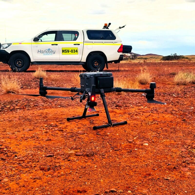 Image of UAV with HS vehicle in background