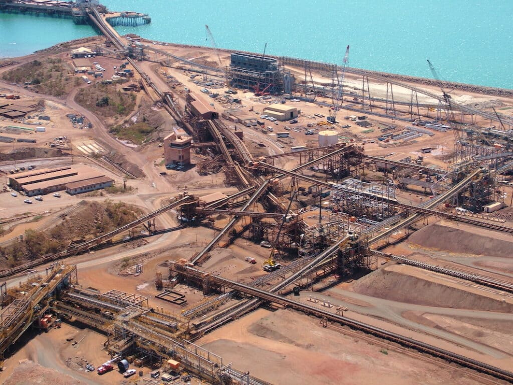 Aerial view of Parker Point Project. 