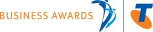 Telstra business award logo